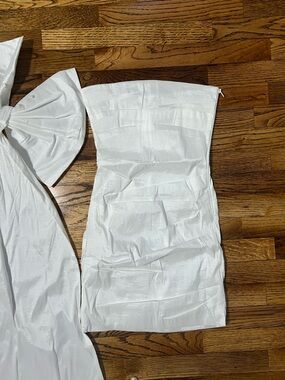 White Strapless Cocktail Dress